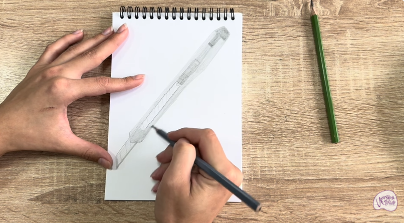 Рисуем Канцелярский нож