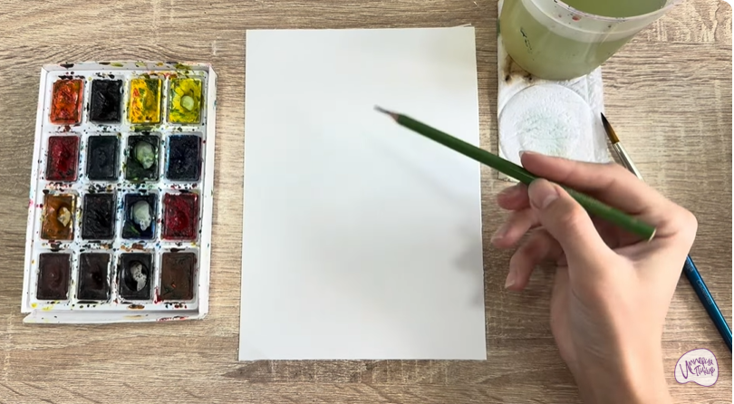 Рисуем Традесканция