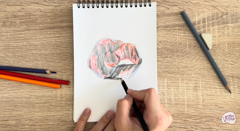 Рисуем Альмандин