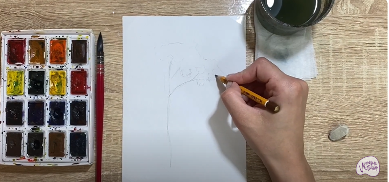 Рисуем Тысячелистник