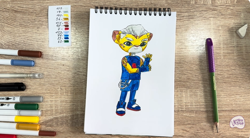 Рисуем Стар Нави из "Джи-Джи Бонд"