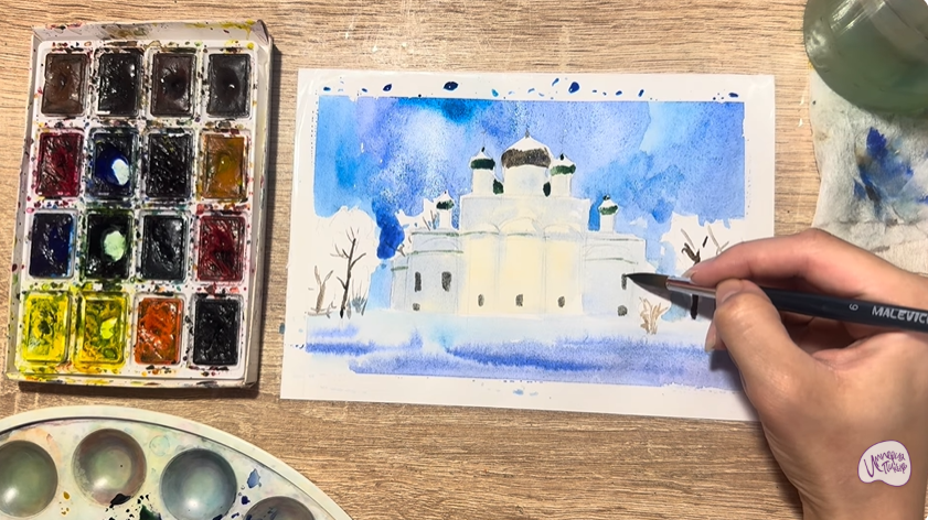 Рисуем Переславль-Залесский
