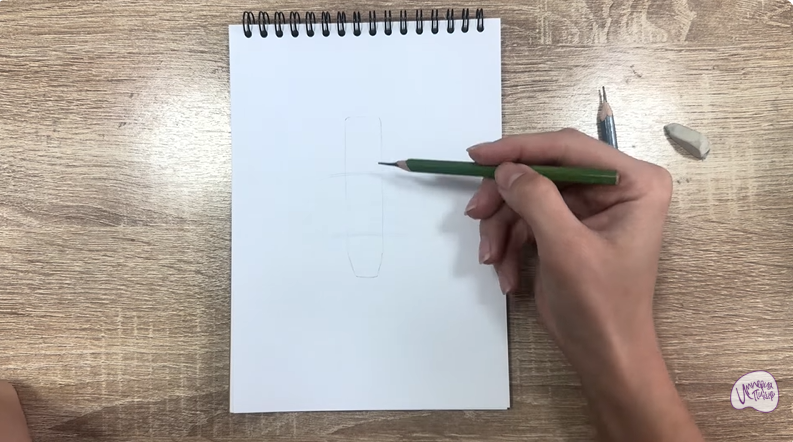 Рисуем Держатель для ручки