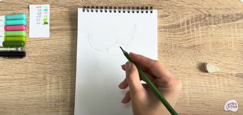 Рисуем Печалька из "Сказочный Патруль"