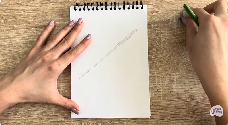 Рисуем Игла для швейной машинки