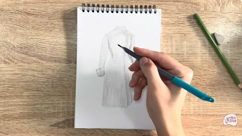 Рисуем Кафтан