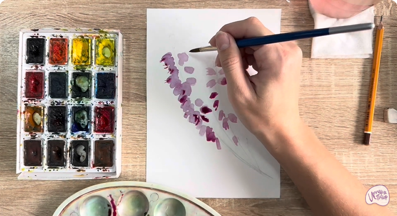 Рисуем Вереск