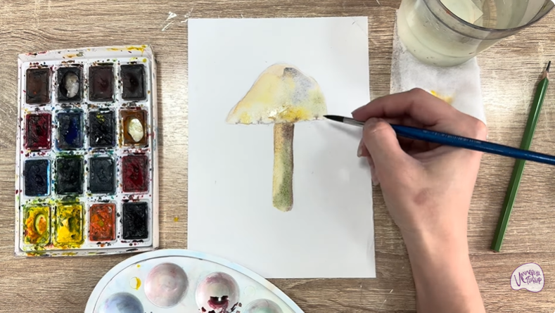 Рисуем Колпак кольчатый