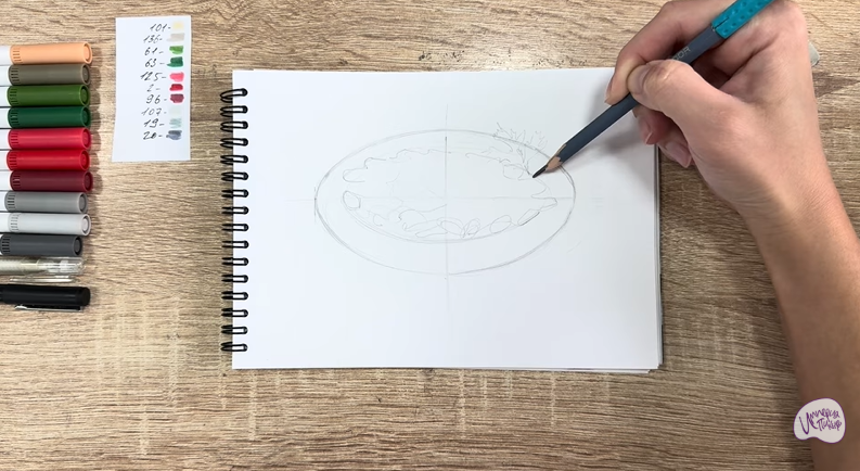 Рисуем Лобио по-грузински