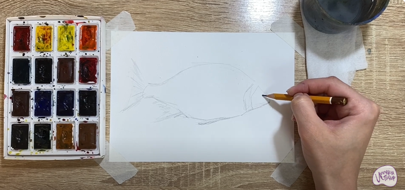 Рисуем Лещ