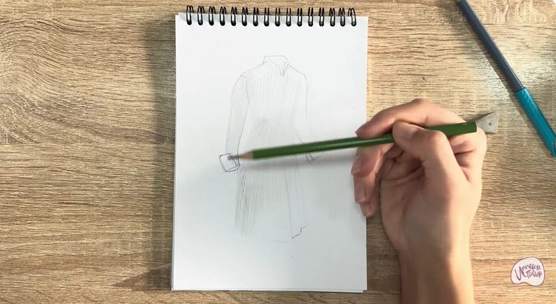 Рисуем Кафтан