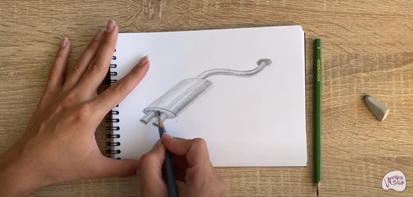 Рисуем Глушитель