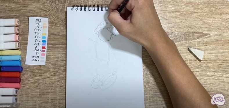 Рисуем Пиноккио