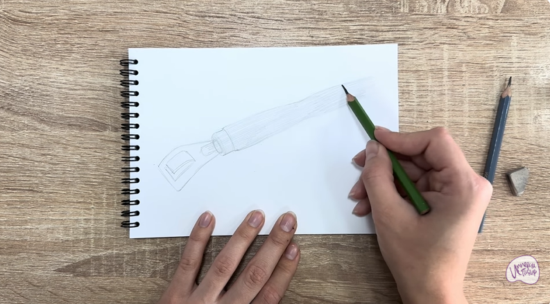 Рисуем Ручка-держатель для сковороды