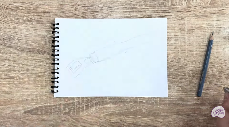 Рисуем Ручка-держатель для сковороды