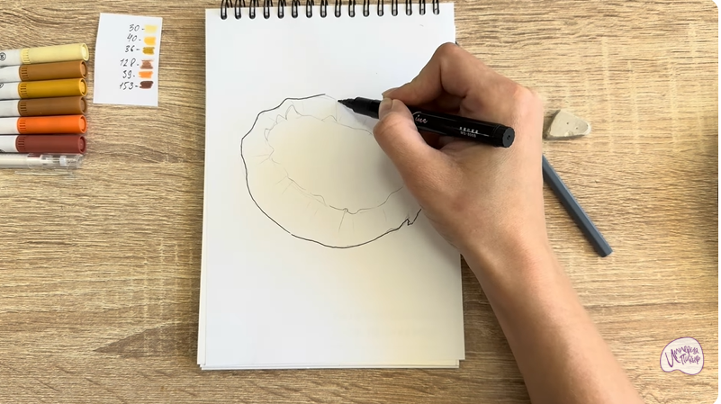 Рисуем Карельская калитка
