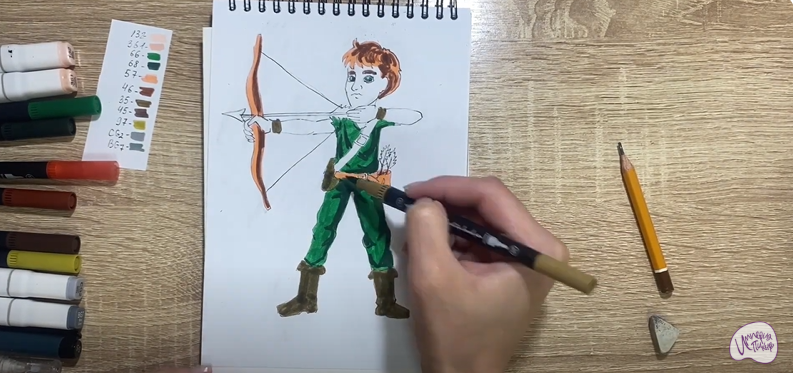 Рисуем Лучник