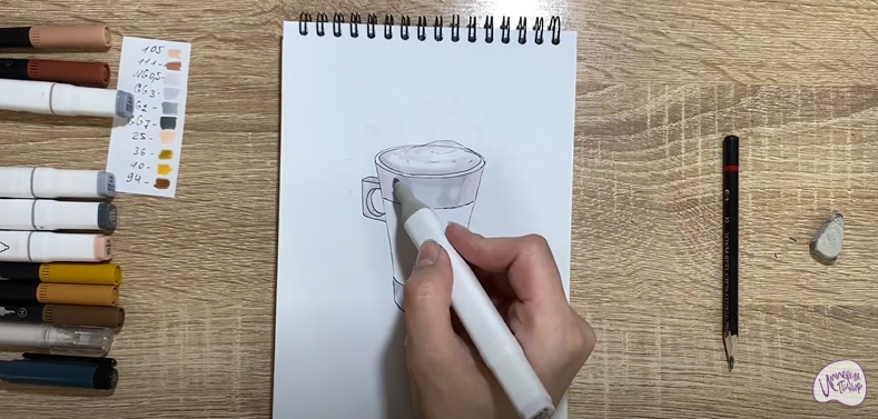 Рисуем Раф кофе