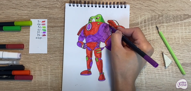 Рисуем Супергерой из "Геройчики"