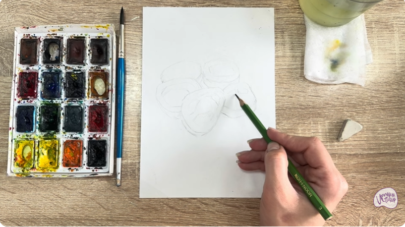 Рисуем Маринованные халапеньо