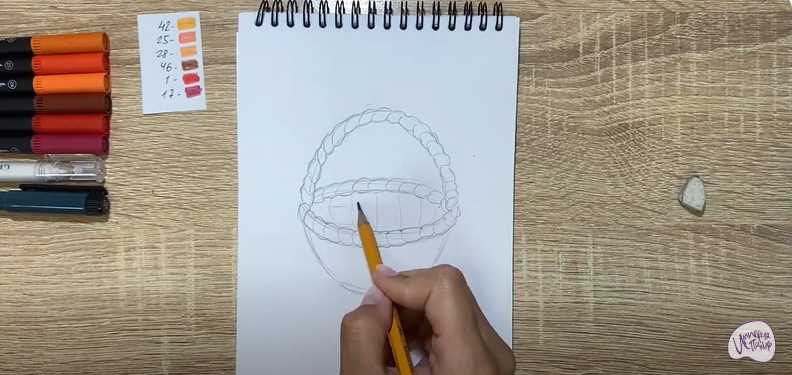 Рисуем Корзинка