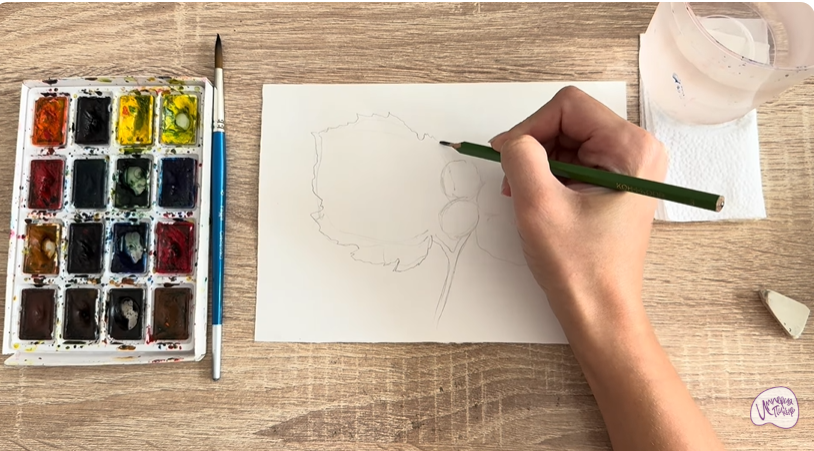 Рисуем Лещина