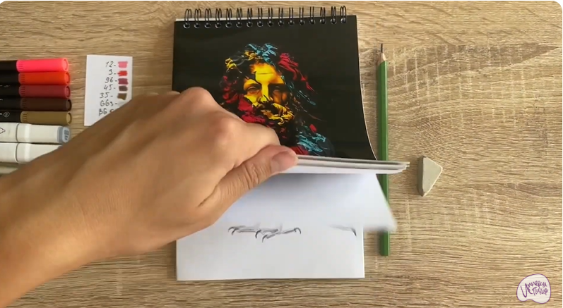 Рисуем Электрогитара