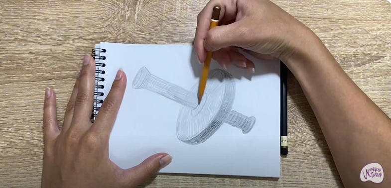 Рисуем Ролик гимнастический