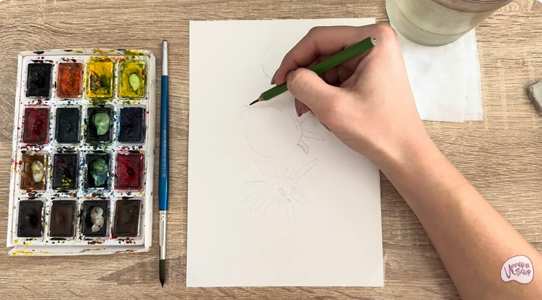 Рисуем Лапчатка