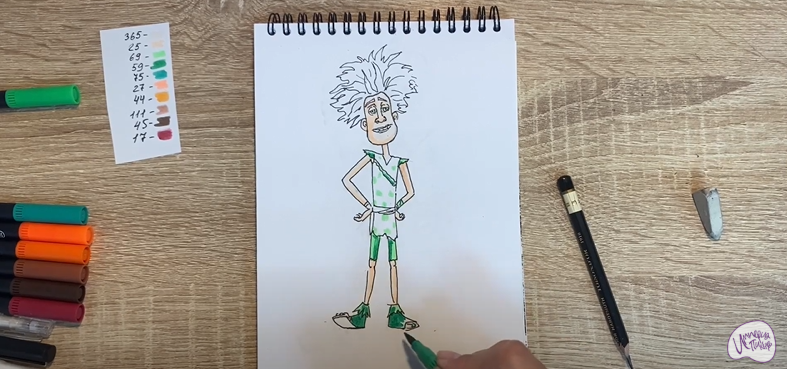 Рисуем Маракуда из мультфильма "Маракуда"
