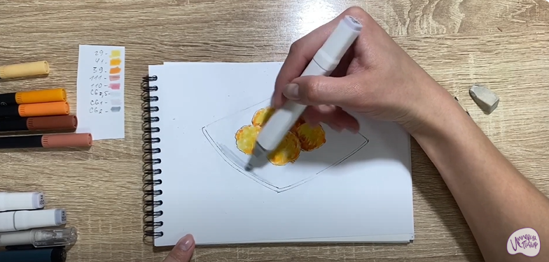 Рисуем Сырные шарики