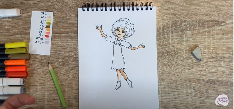 Рисуем Варя из "Царевны"
