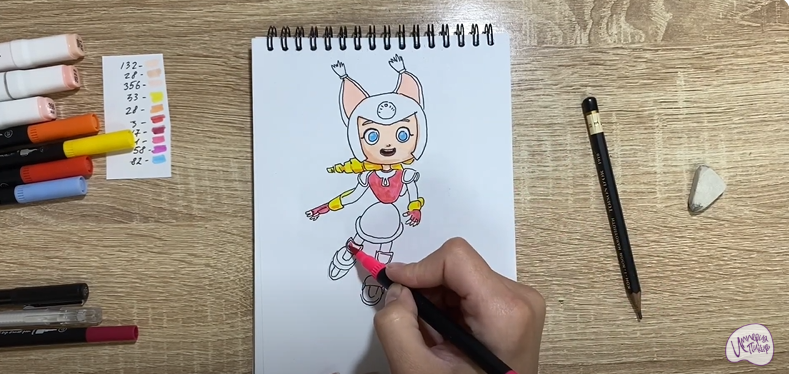Рисуем Глория из "Геройчики"
