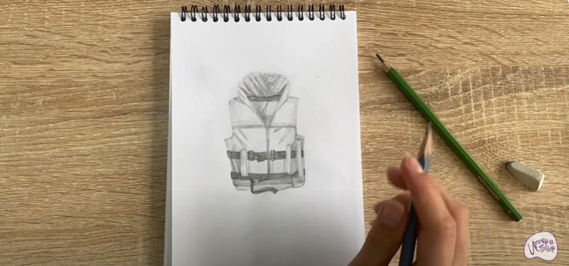 Рисуем Спасательный жилет Рисуем Спасательный жилет