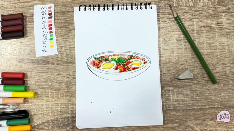 Рисуем Шакшука