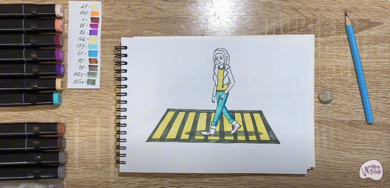 Рисуем Пешеход