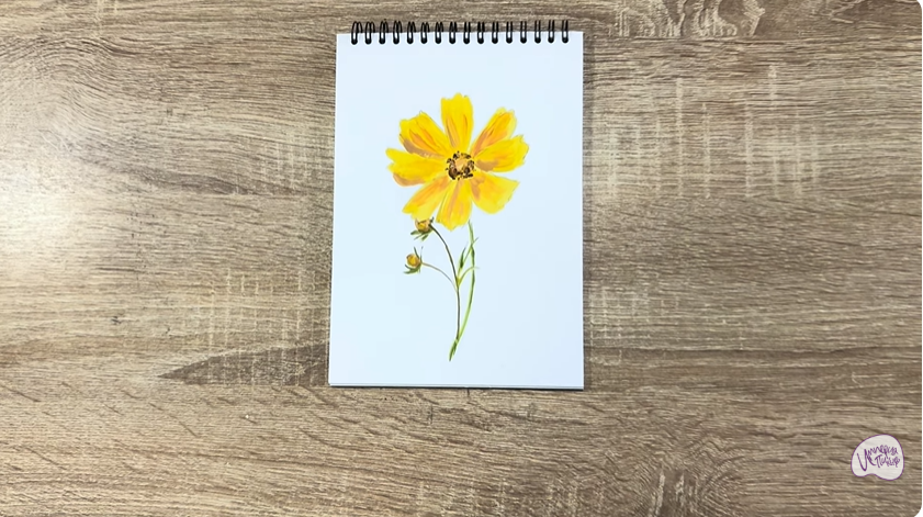 Рисуем Кореопсис