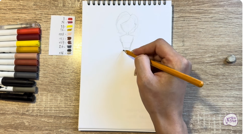 Рисуем Эластика из "Суперсемейка"