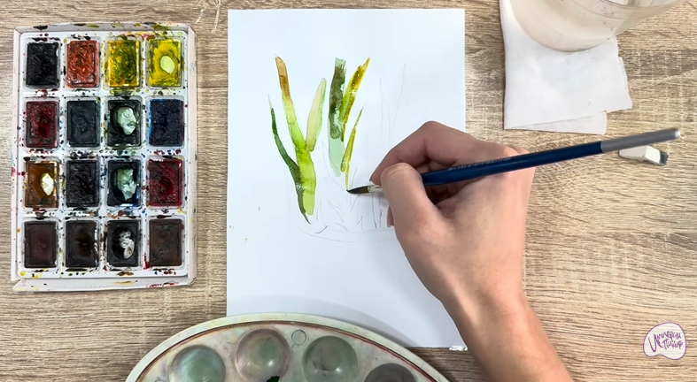 Рисуем Аир болотный