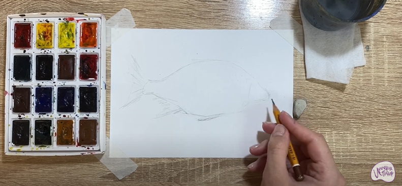 Рисуем Лещ