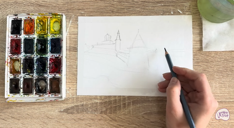 Рисуем Псков