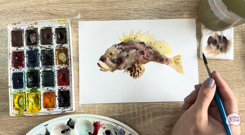 Рисуем Скорпена