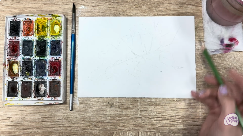 Рисуем Таволга