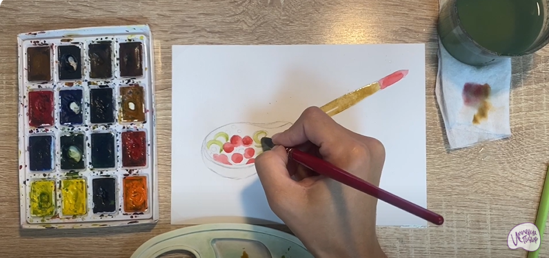 Рисуем Деревянная ложка