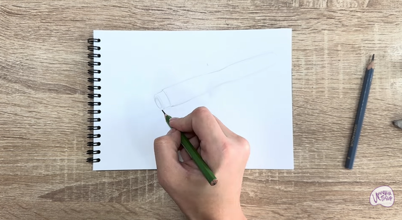 Рисуем Ручка-держатель для сковороды