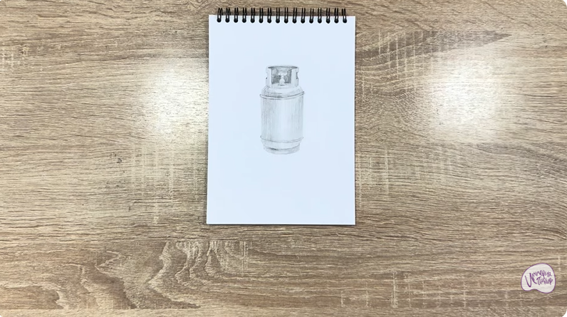 Рисуем Газовый баллон