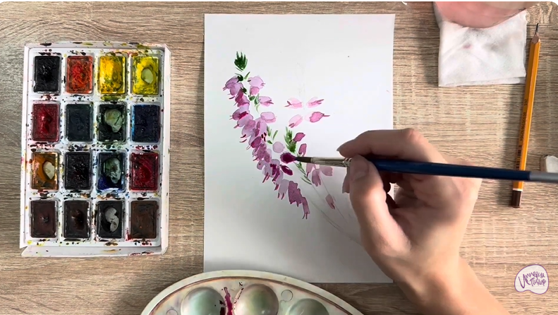 Рисуем Вереск