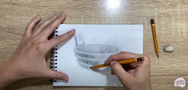 Рисуем Таз для бани