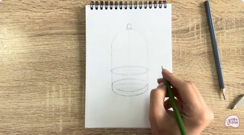 Рисуем Клетка для птиц