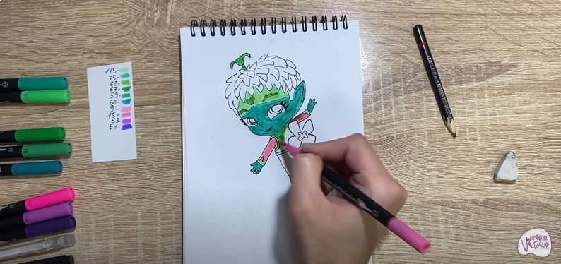 Рисуем Фортуна из "Команда Флоры"